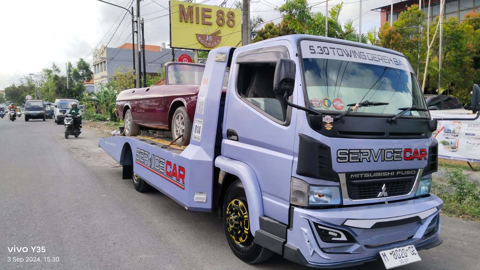 Towing mobil mogok di Denpasar oleh Namaste Towing Bali